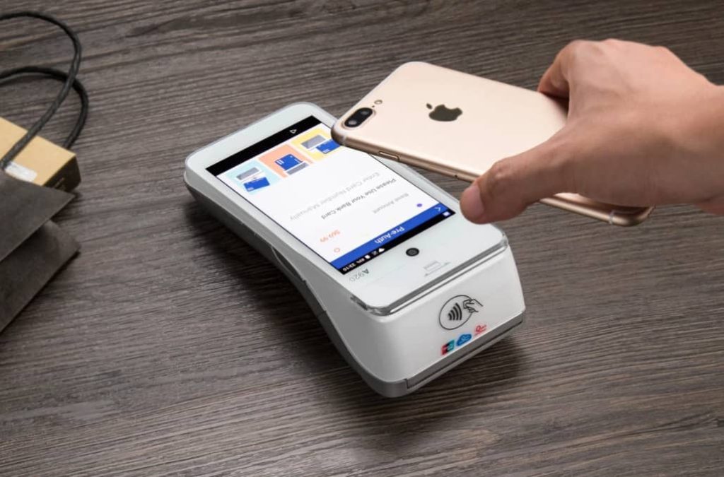 Dispute resolution comparison showing customer making contactless payment that could lead to chargeback process