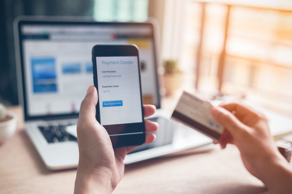 Person making online payment on gateway interface showing payment gateway Ireland online payment processing features
