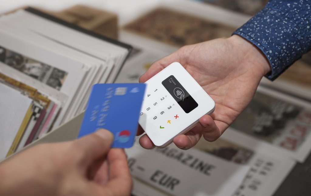 SumUp vs Square Ireland card readers side by side comparison showing mobile payment terminals for cheapest reader evaluation